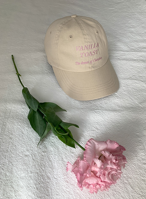 VANILLA TOAST CAP &#039;Baby Pink