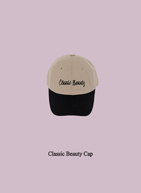 Classic Beauty Cap (black two tone)